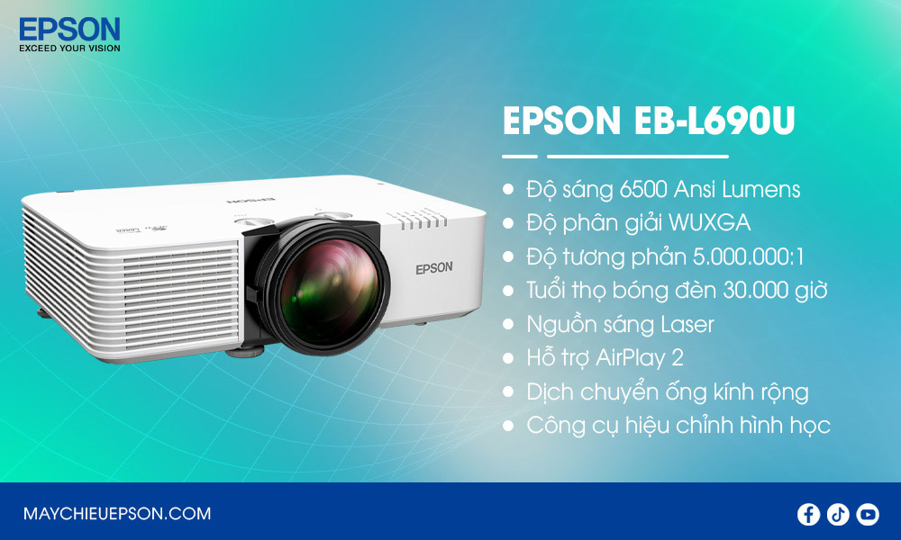Epson EB-L690U Máy chiếu laser