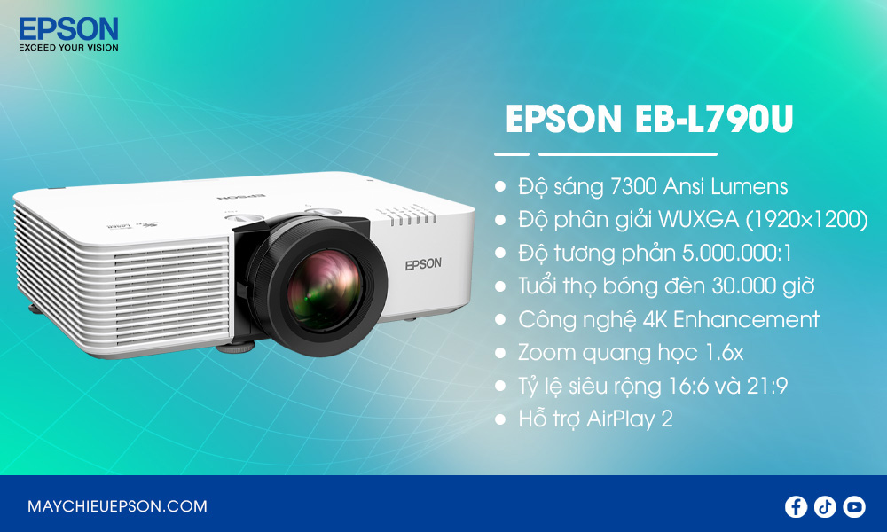 Epson EB-L790U máy chiếu laser WUXGA