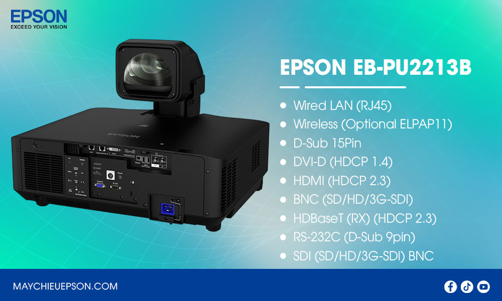 Epson EB-PU2213B Máy chiếu laser 13.000 lumens