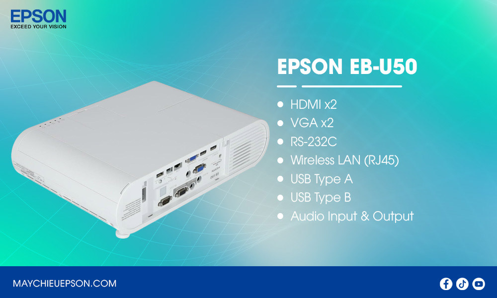 Epson EB-U50 Máy chiếu di động