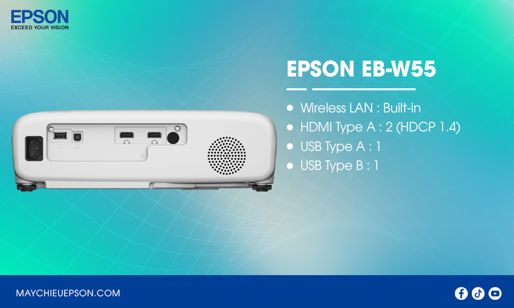 Epson EB-W55 máy chiếu Full HD