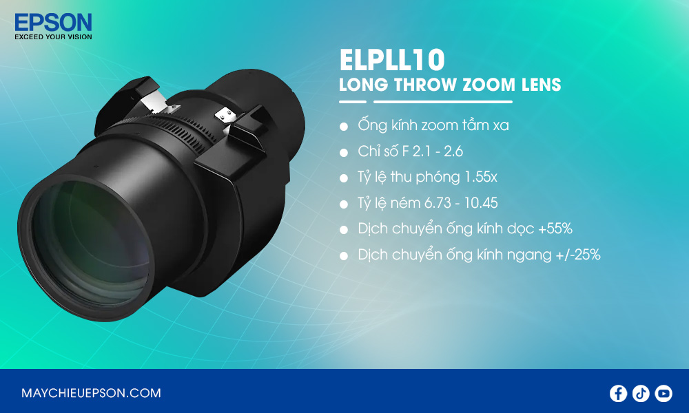 ELPLL10 Long Throw Zoom Lens
