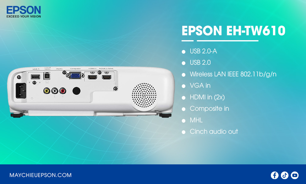 Epson EH-TW610 máy chiếu phim gia đình Full HD 3LCD